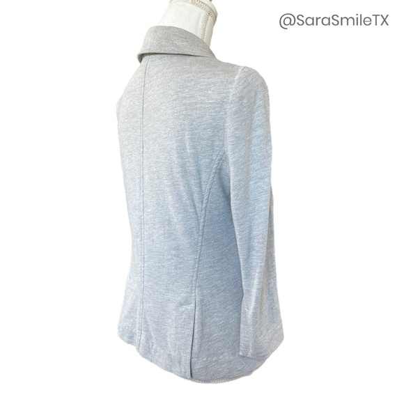 HAUTE HIPPIE Gray Casual Sweatshirt Blazer - Picture 6 of 10